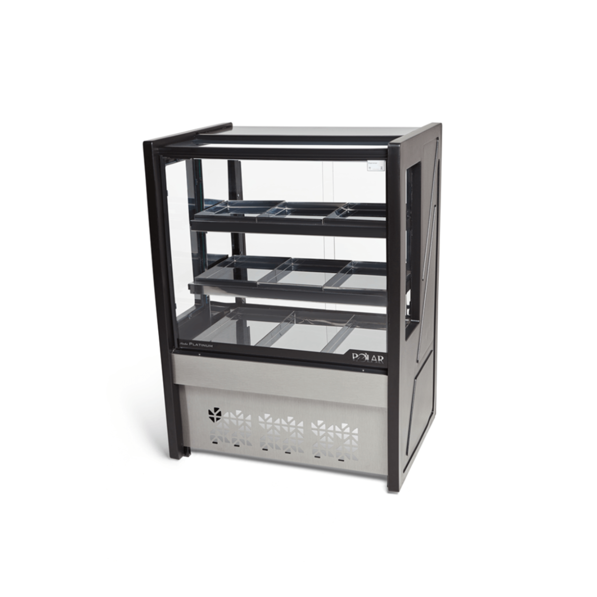 Balcão Vitrine Estufa Polar 0,8M Platinum 110V