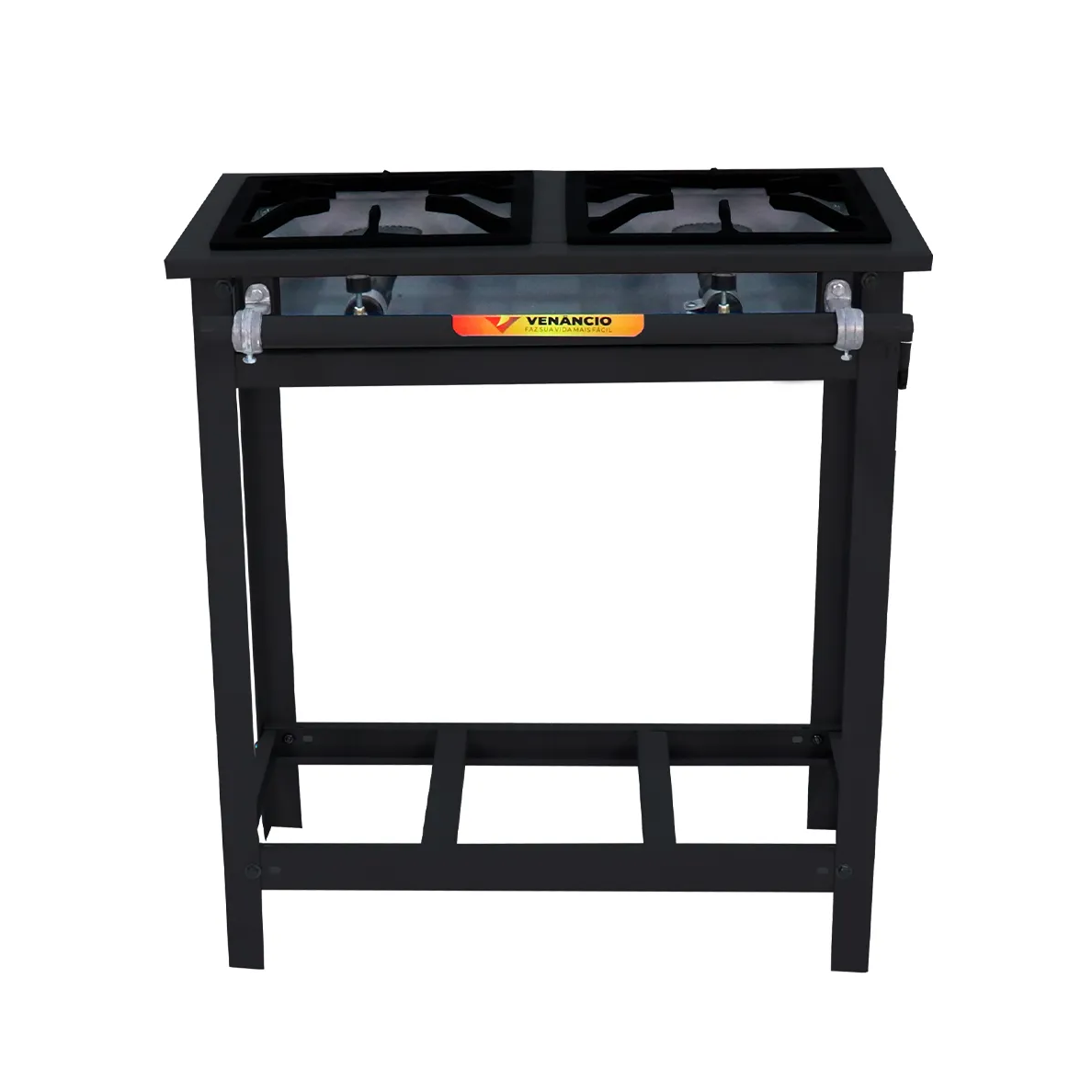Fogão Industrial Venâncio Vulcão 2 Bocas 30X30 C/ Pé