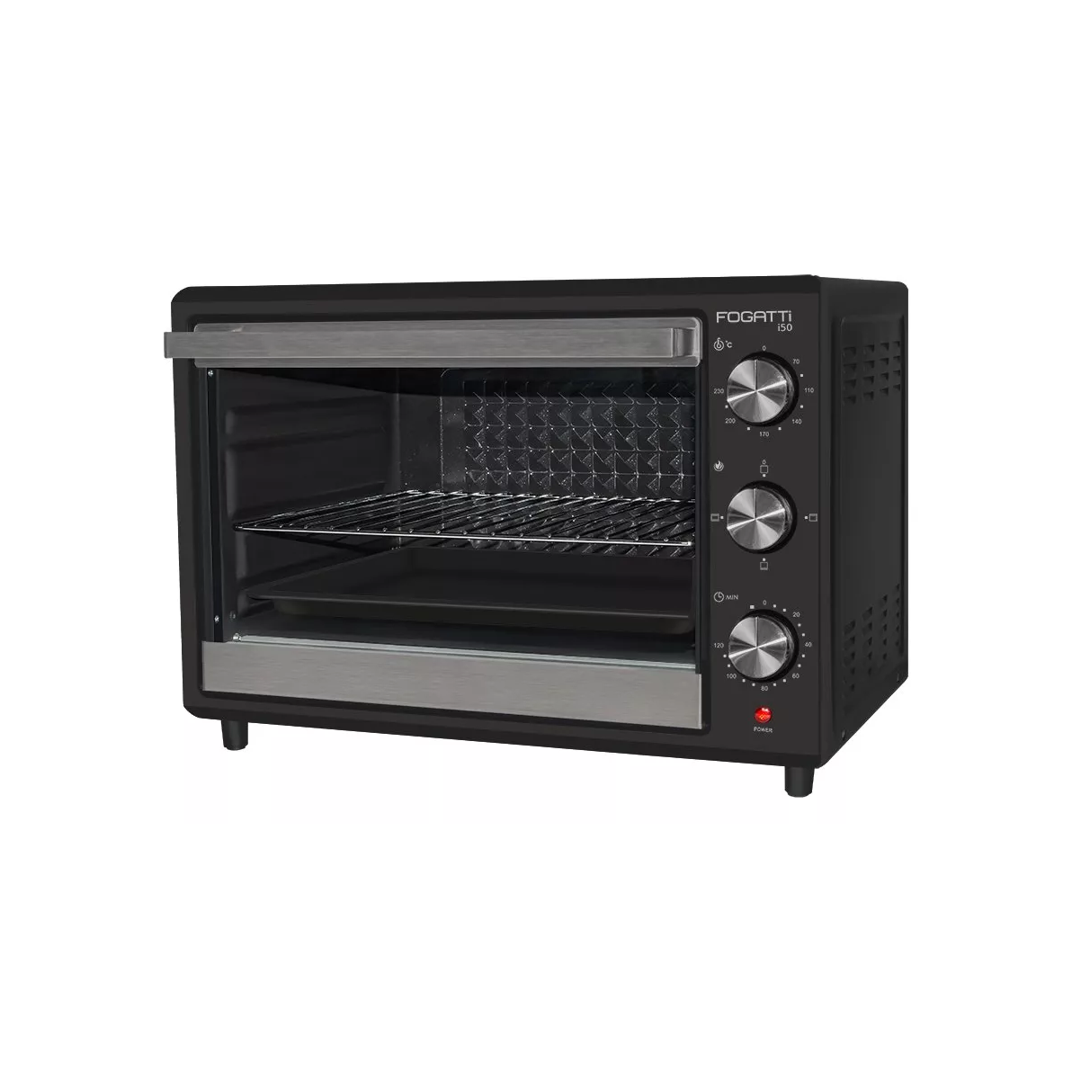 Forno Elétrico Fogatti 50L Preto 220V
