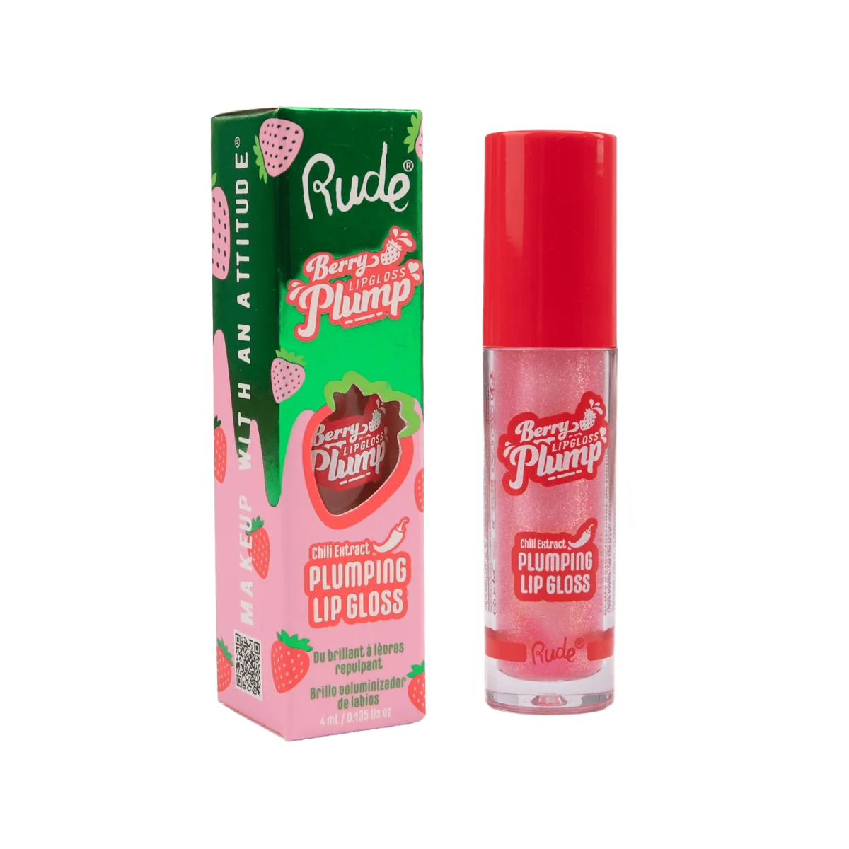 Brilho de lábios volumizante Berry Plump Pink Sugar