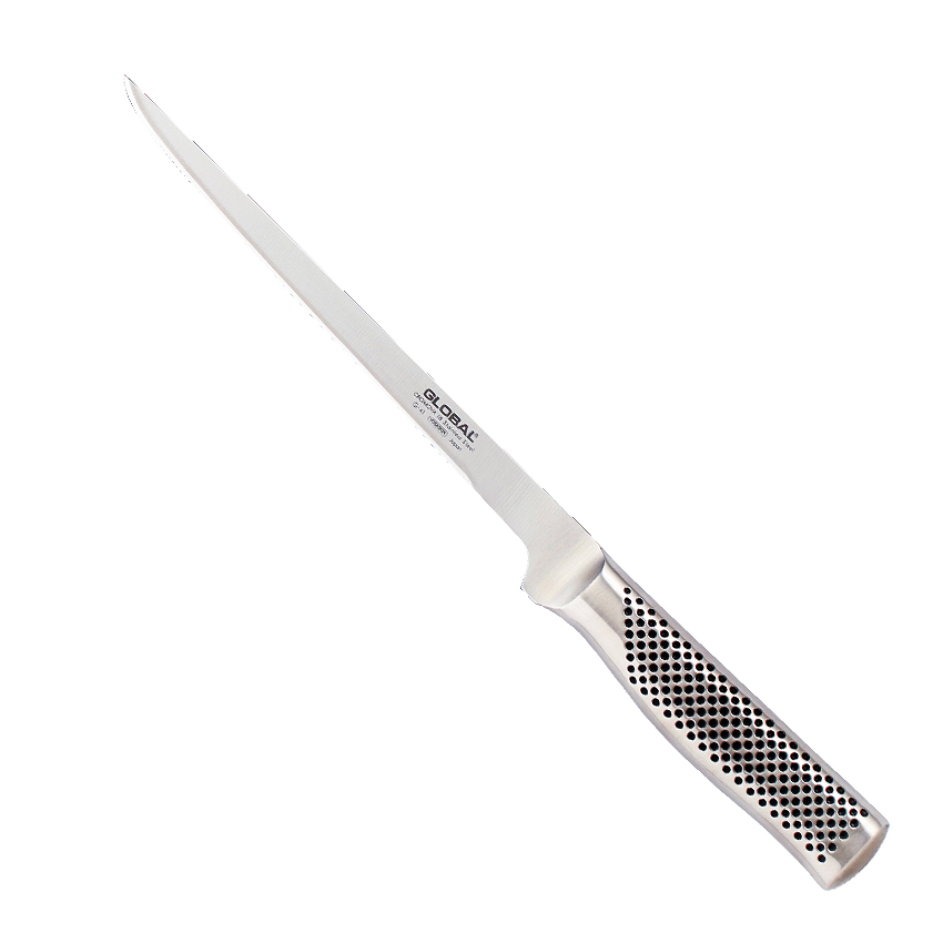 Faca Global G-41 – Faca de filete sueca não flexível, 21 cm
