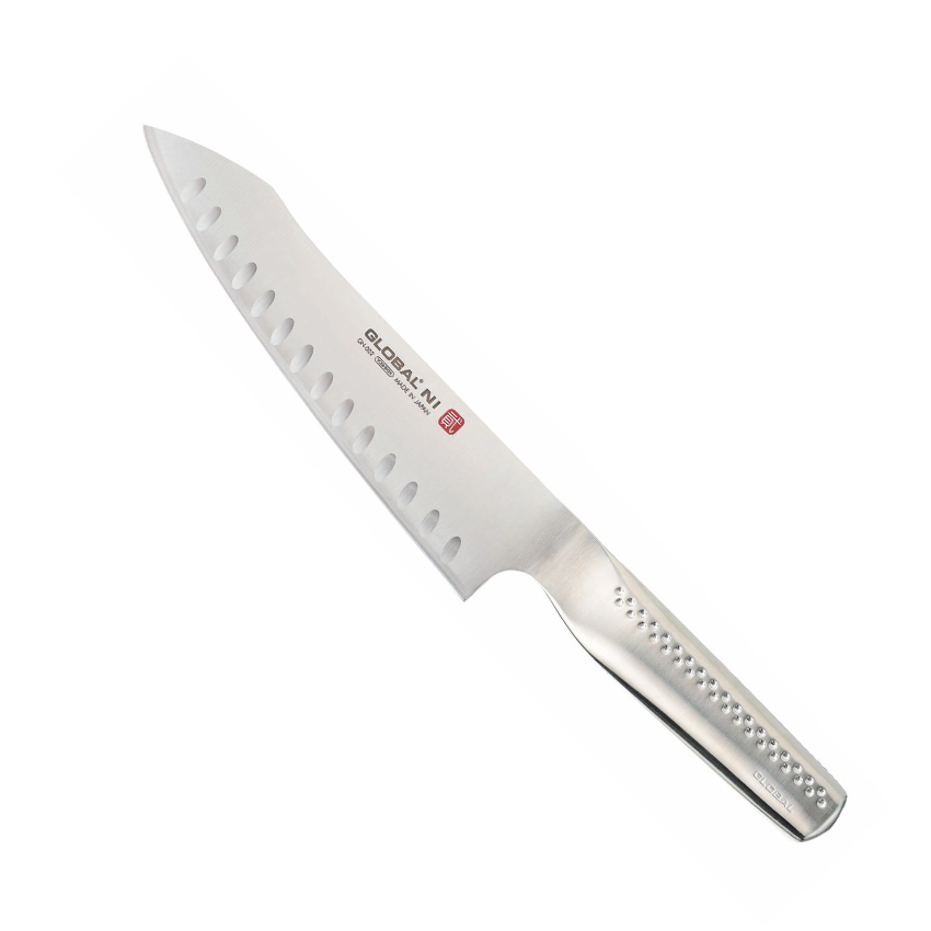 Faca Global GN-002 – Faca de cozinha oriental (chef) com cabo oco, 20 cm