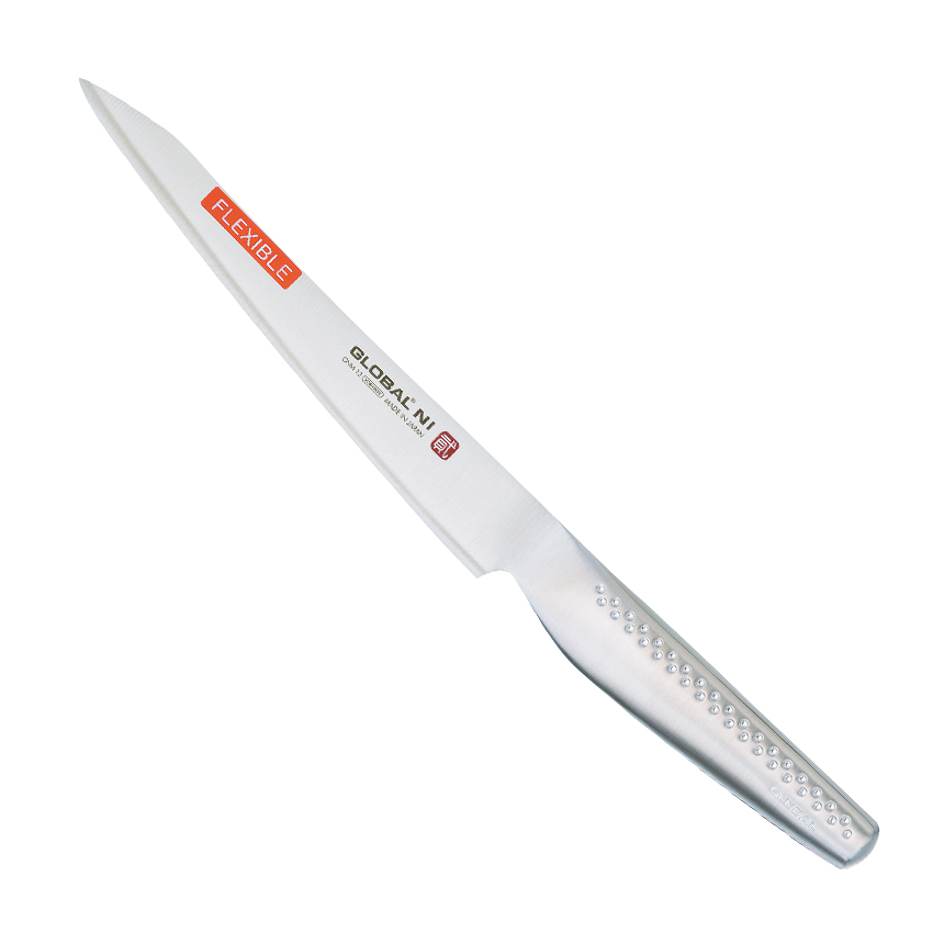 Faca Global GNM-12 – Faca flexível para filete oriental, 18 cm