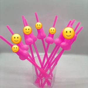 10 unid. Canudos  de Pinto Pink