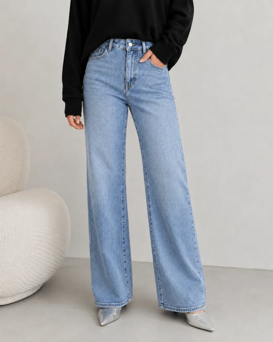 Calça Jeans Straight Leg Valentina