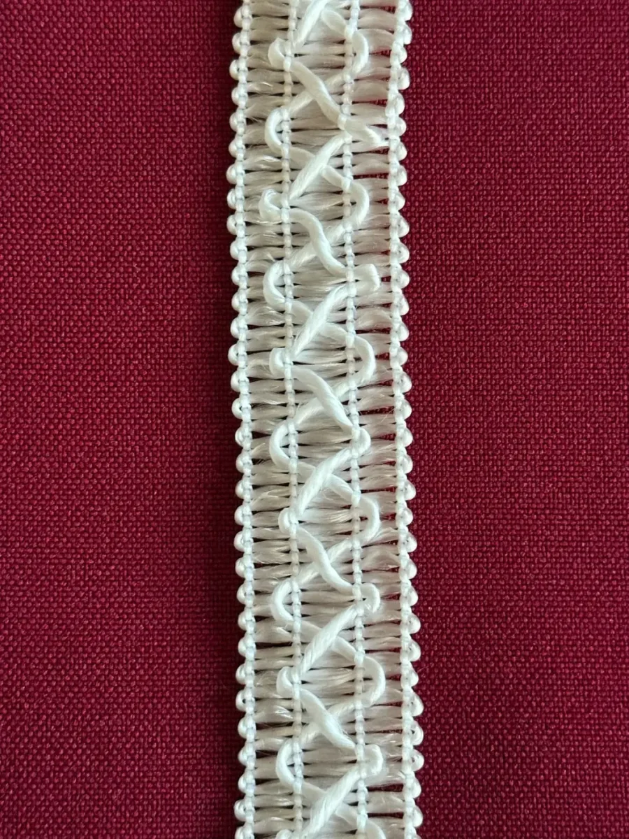 Galão Festonado — Algodão 100% Natural 15mm