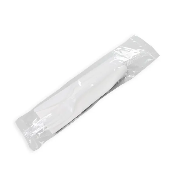 Conjunto Faca +  Garfo (Plastico)+ Guardanapo (500 Unidades)