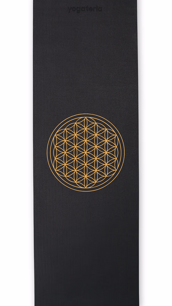 Tapete de Yoga Estampado Leela A Flor da Vida – 4.5mm PVC eco