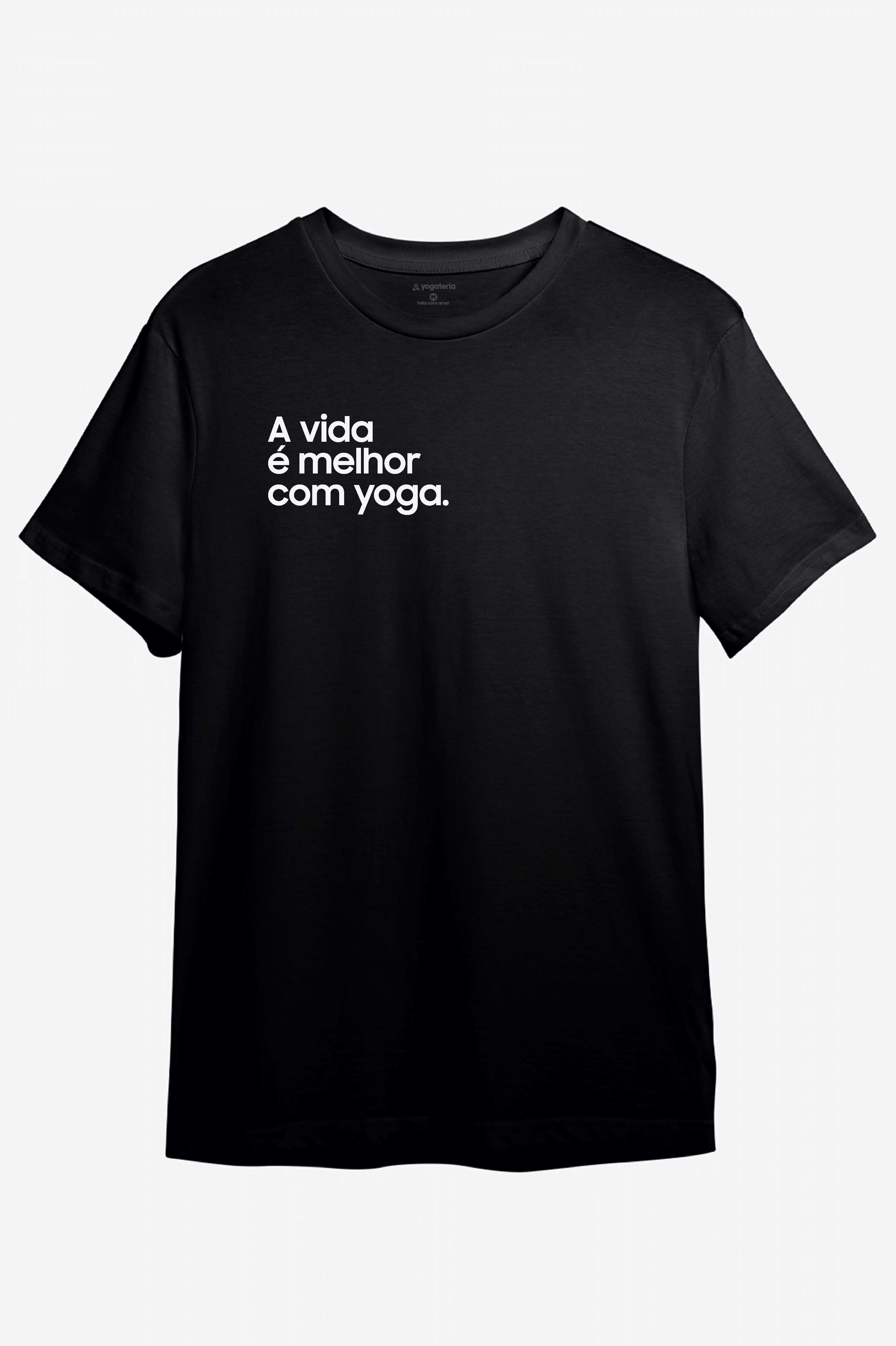 Camiseta A vida é melhor com yoga